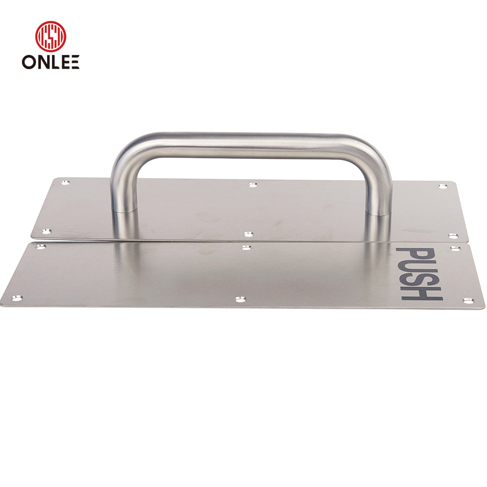 Ss One Set Pull And Push Big Plate Handle A Ss One Set Pull And Push Big Plate Handle A